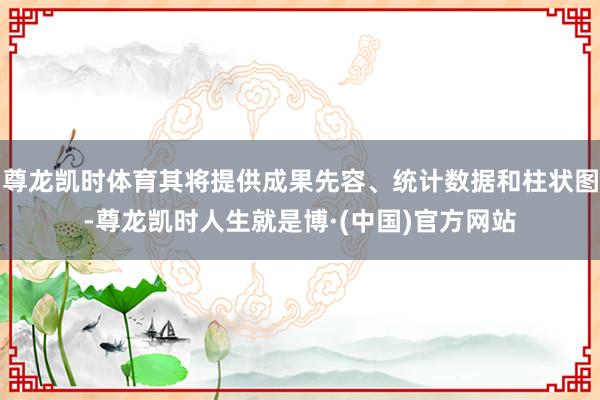 尊龙凯时体育其将提供成果先容、统计数据和柱状图-尊龙凯时人生就是博·(中国)官方网站