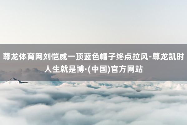 尊龙体育网刘恺威一顶蓝色帽子终点拉风-尊龙凯时人生就是博·(中国)官方网站
