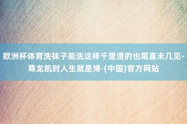 欧洲杯体育洗袜子能洗这样千里浸的也简直未几见-尊龙凯时人生就是博·(中国)官方网站